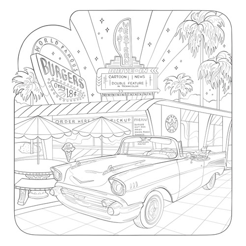 God Bless America Coloring Book-Softcover - 5A003T9G-1HQ5D
