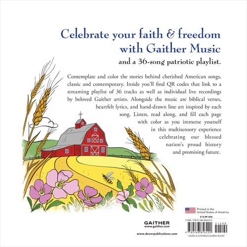God Bless America Coloring Book-Softcover - 5A003T9G-1HQ5D