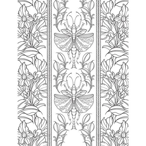 Bugs And Blooms Coloring Book-Softcover - 5A003T9M-1HQ57 Bugs And Blooms Coloring Book-Softcover - 5A003T9M-1HQ57