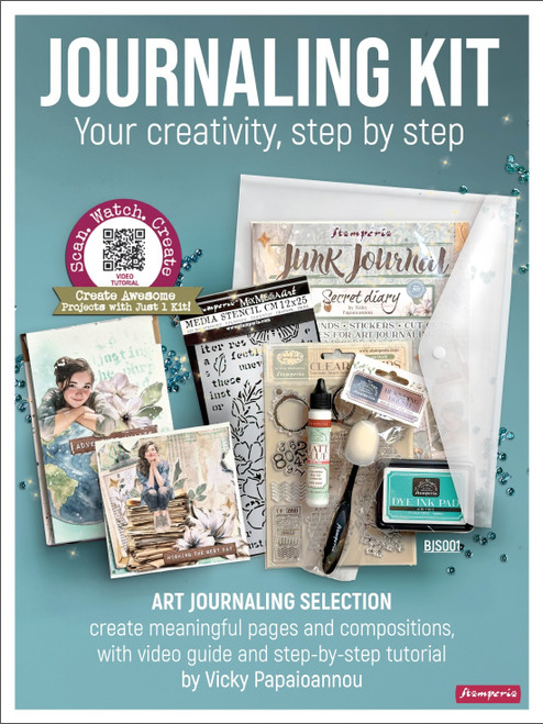 Stamperia Journaling Kit W/ Video Directions QR Code-Secret Diary - 5A003R7J-1HMV6 - 5993110053583