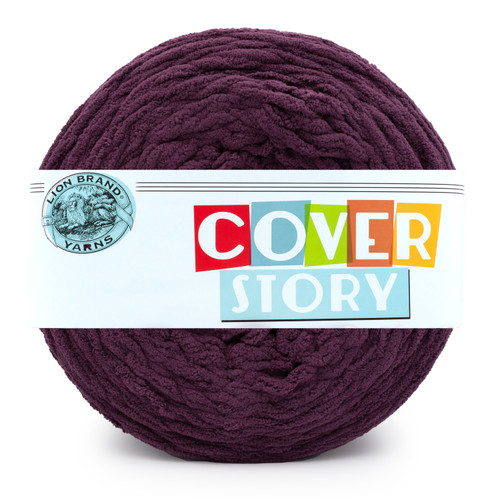 Lion Brand Cover Story Yarn-Aubergine - 533-1HQ6D - 230321905498