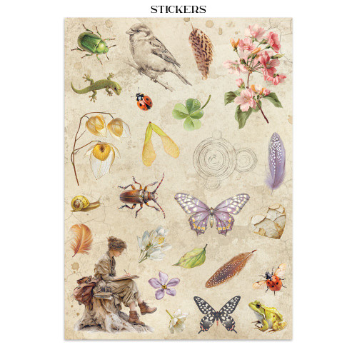 Stamperia Junk Journal Stickers, Cut-outs & Backgrounds-All Around - 5A003R77-1HMVP