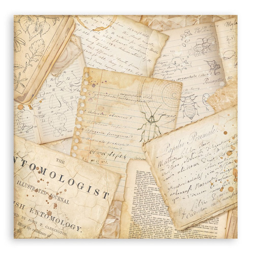 Stamperia Single-Sided Paper Pad 12"x12" 22/Pkg-All Around - 5A003R76-1HMV4 Stamperia Single-Sided Paper Pad 12"x12" 22/Pkg-All Around - 5A003R76-1HMV4