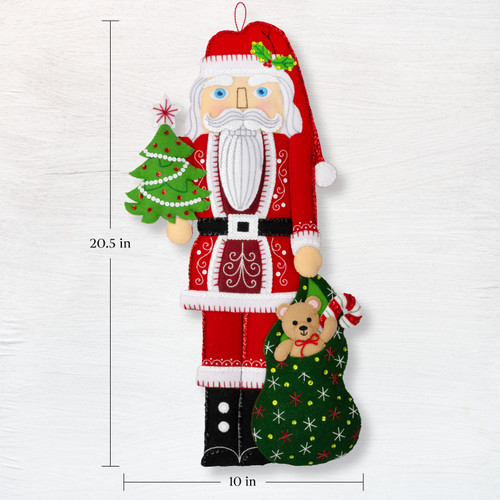 Felt Wall Hanging-Nutcracker - 5A002YGB-1GZ9W