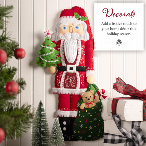 Felt Wall Hanging-Nutcracker - 5A002YGB-1GZ9W