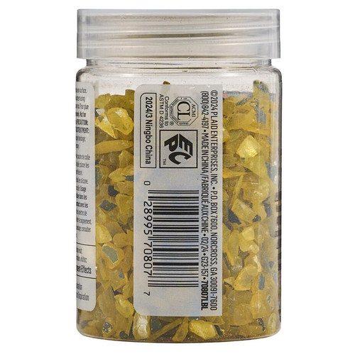 Plaid Fragment Effects Glass Chips 6oz-Lemonade - 5A002B43-1GDK2