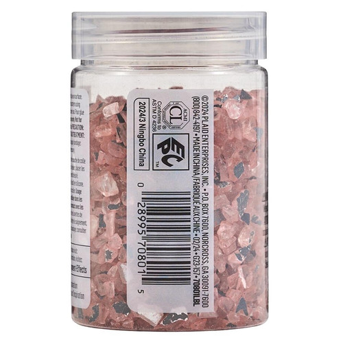Plaid Fragment Effects Glass Chips 6oz-Pale Pink - 5A002B43-1GDK9