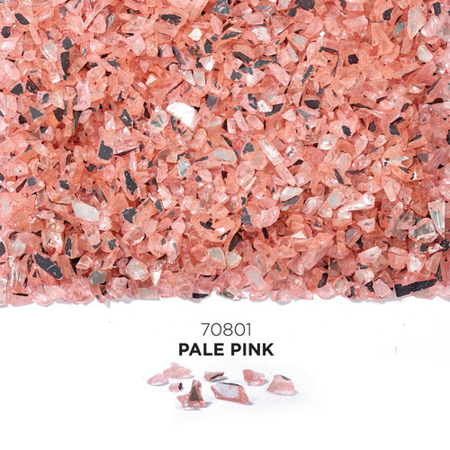 Plaid Fragment Effects Glass Chips 6oz-Pale Pink - 5A002B43-1GDK9