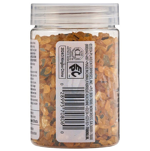 Plaid Fragment Effects Glass Chips 6oz-Tangerine - 5A002B43-1GDKF