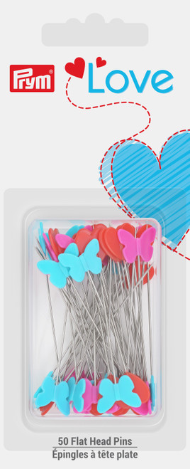 Prym Love Flat Head Pins 50/Pkg- - 60100 - 089516601000