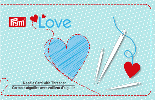 Prym Love Needle Card 29/Pkg-w/Threader - 60101 - 089516601017