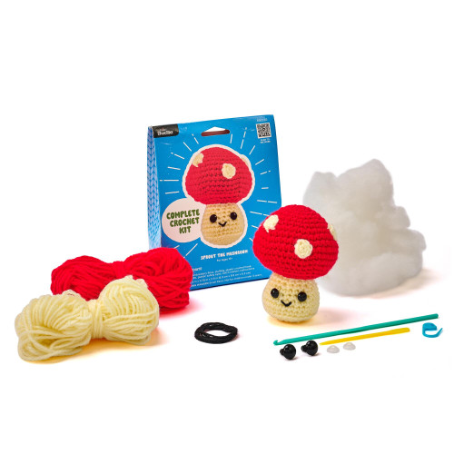 4 Pack - Bucilla Amigurumi Kit - Sprout The Mushroom-2.5"X3.75"X2.5" - 5A003GJ3-1HBLC - 046109496320