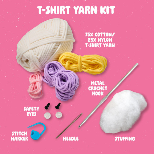 3 Pack - Bucilla Amigurumi Kit-5" Cammie Unicorn - 5A003MKR-1HJ1Z