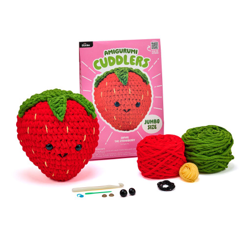 Bucilla Amigurumi Cuddler Crochet Kit -Sophie the Strawberry - 5A003SYX-1HPBP - 046109660646