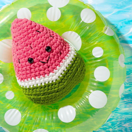 Bucilla Amigurumi Cuddler Crochet Kit -Wesley the Watermelon - 5A003SYS-1HPBV
