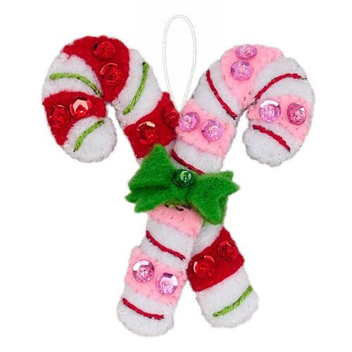 Bucilla Felt Ornament Applique Kit Set of 24-Modern Merry Minis - 5A003T2L-1HPH0