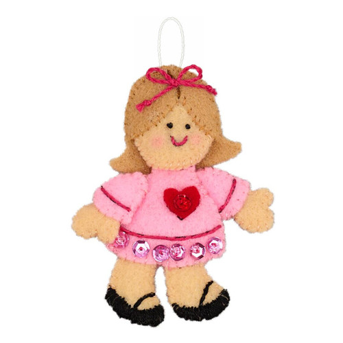 Bucilla Felt Ornament Applique Kit Set of 24-Modern Merry Minis - 5A003T2L-1HPH0