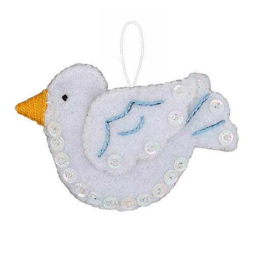 Bucilla Felt Ornament Applique Kit Set of 24-Modern Merry Minis - 5A003T2L-1HPH0