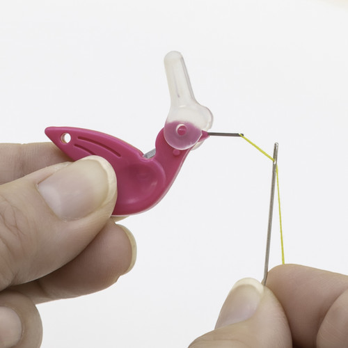 3 Pack - Prym Love Birdy Needle Threader-Pink - 60128
