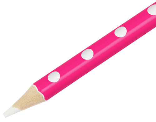 3 Pack - Prym Love Fabric Marking Pencil-Pink w/White Polka Dots - 60129