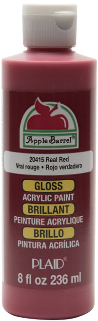 Apple Barrel Gloss Acrylic Paint 8oz-Red - AB8-20415 - 028995204159