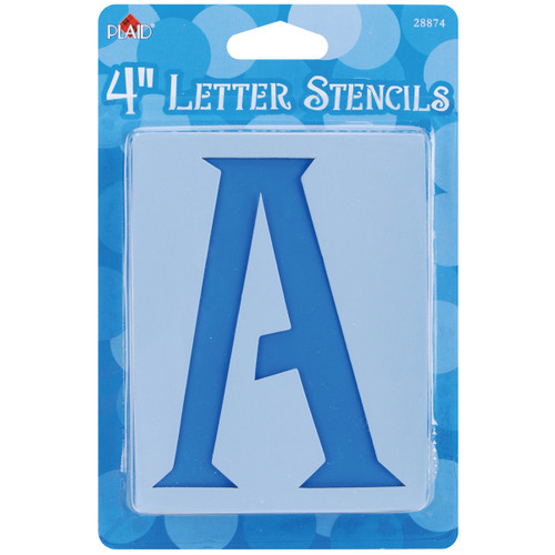 Plaid Mailbox Letter Stencils-Genie 4" - 28MB-874 - 028995288746