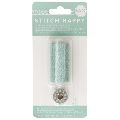 We R Stitch Happy Twine-Mint - WR663031 - 633356630319