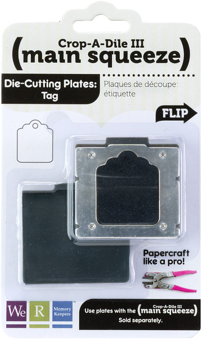 We R Crop-A-Dile III Main Squeeze Die-Cutting Plate-Square Tag - 71029 - 633356710295