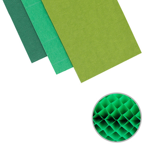 We R DIY Party Honeycomb Pads 3"X8" 6/Pkg-Meadow - 660802