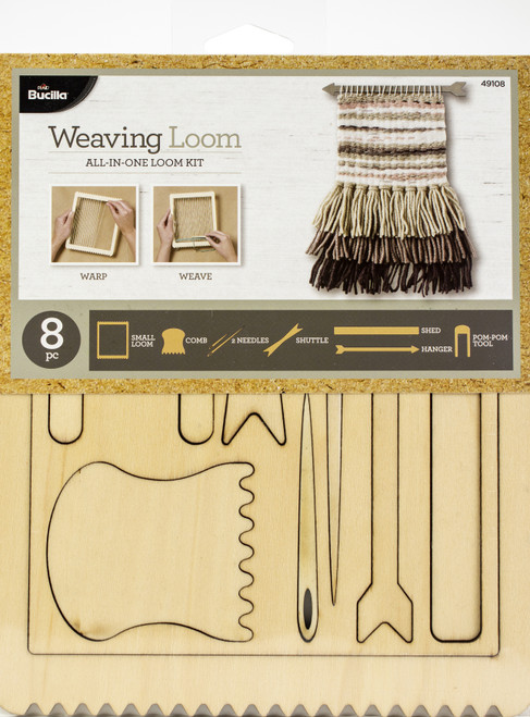 3 Pack - Bucilla All-in-One Loom Tool Kit - Rectangle-7"X6" - 49108 - 046109491080