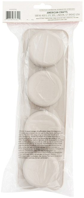 We R SUDS Soap Maker Mold-Circle, 4 Cavity - 60000192 We R SUDS Soap Maker Mold-Circle, 4 Cavity - 60000192
