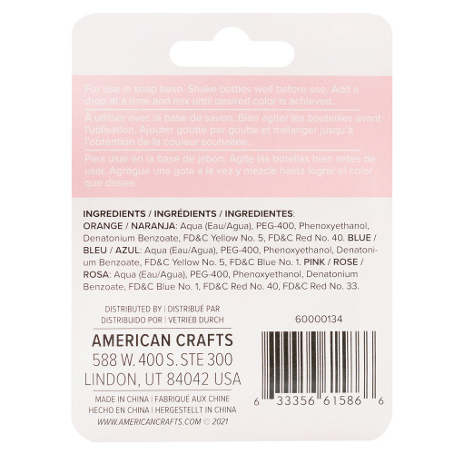 We R SUDS Soap Maker Colorant 3ml 3/Pkg-Tropic Sunset - 60000134