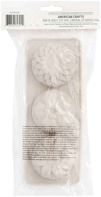 We R SUDS Soap Maker Mold-Flower, 3 Cavity - 60000240 We R SUDS Soap Maker Mold-Flower, 3 Cavity - 60000240