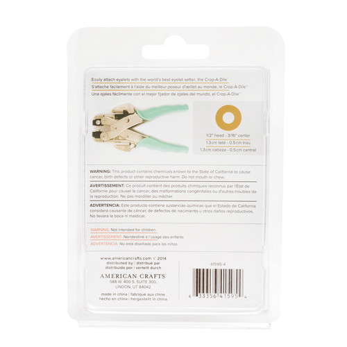 We R Eyelets Wide 40/Pkg-Warm Metal - WER-EW-41595