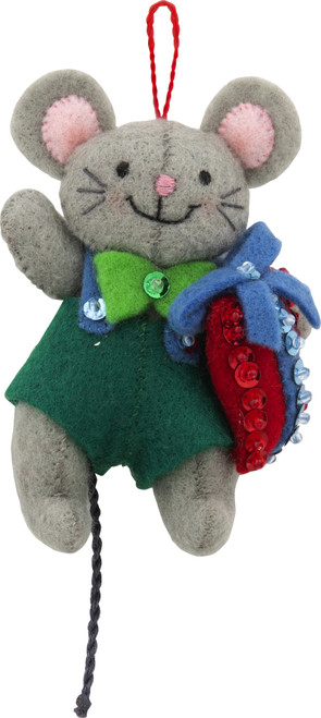 Bucilla Felt Ornaments Applique Kit Set Of 6-Night Before Christmas - 89288E