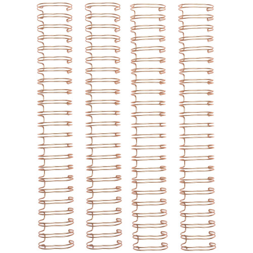 We R Cinch Wires 1" 4/Pkg-Rose Gold - WR660503