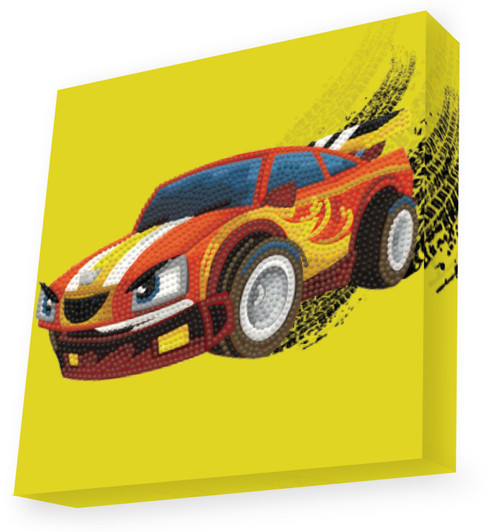 Diamond Dotz Diamond Art Box Kit 8.6"X8.6"-Hot Rod - DBX076 Diamond Dotz Diamond Art Box Kit 8.6"X8.6"-Hot Rod - DBX076