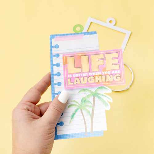 Vicki Boutin Sweet Rush Tag Mini Journal 13/Pkg-Die-Cut Tags W/Ring - VB003910