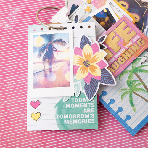 Vicki Boutin Sweet Rush Tag Mini Journal 13/Pkg-Die-Cut Tags W/Ring - VB003910