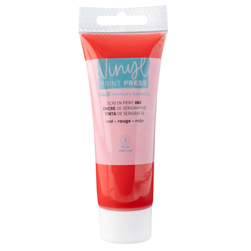 We R Vinyl Print Press Screen Print Ink 2oz-Red - 60000738 - 633356634553