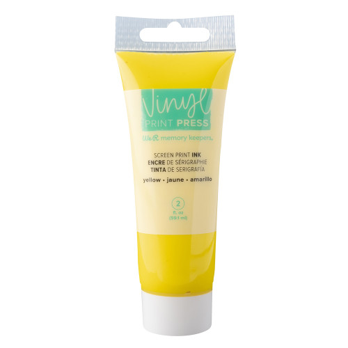 We R Vinyl Print Press Screen Print Ink 2oz-Yellow - 60000739 - 633356634560