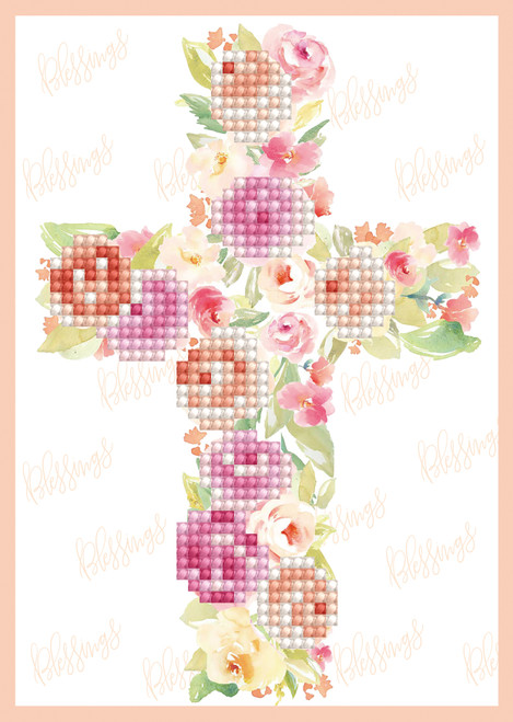 Diamond Dotz Diamond Art Greeting Card Kit 5"X7"-Blessings - DDG012 Diamond Dotz Diamond Art Greeting Card Kit 5"X7"-Blessings - DDG012