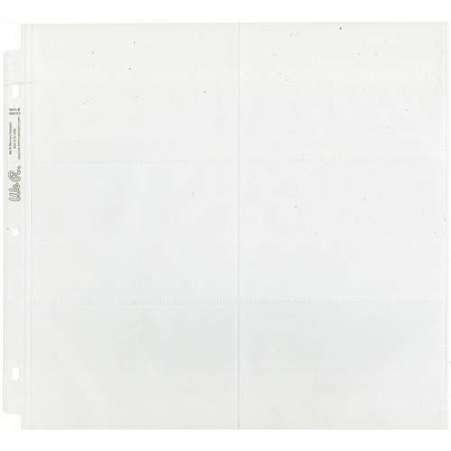 We R Post Bound Photo Sleeves 12"X12" 10/Pkg-Six 4"X6" Pockets - WR660153 We R Post Bound Photo Sleeves 12"X12" 10/Pkg-Six 4"X6" Pockets - WR660153