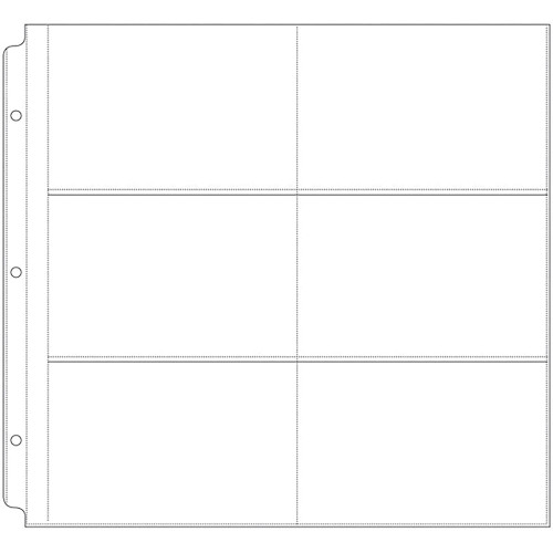 We R Post Bound Photo Sleeves 12"X12" 10/Pkg-Six 4"X6" Pockets - WR660153 We R Post Bound Photo Sleeves 12"X12" 10/Pkg-Six 4"X6" Pockets - WR660153
