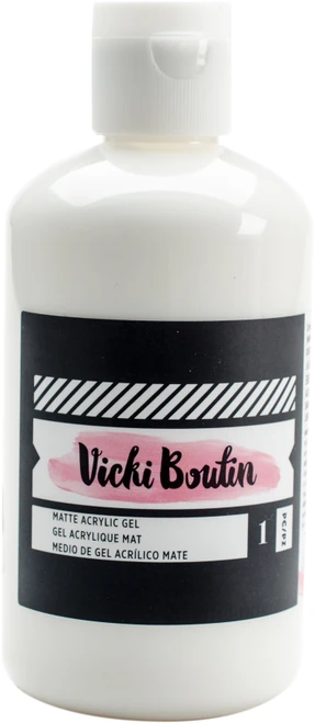 Vicki Boutin Mixed Media Acrylic Gel 8oz-Matte - 343916 - 718813439169