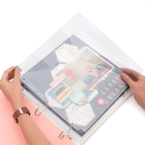 We R Ring Photo Sleeves 12"X12" 10/Pkg-Full Page - WR660150