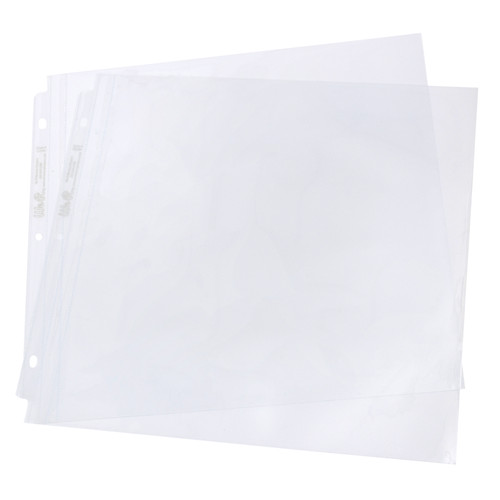 We R Post Bound Photo Sleeves 12"X12" 10/Pkg-Full Page - WR660151