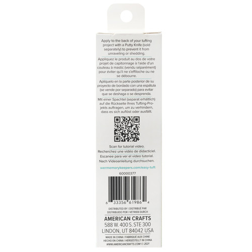 We R Easy Tuft Tufting Adhesive 8oz- - 60000377 We R Easy Tuft Tufting Adhesive 8oz- - 60000377