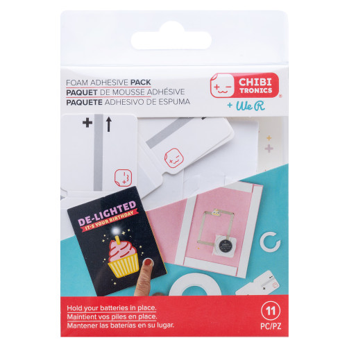 We R Chibitronics Foam Adhesive Pack-11/Pkg - 60000226 - 633356619079
