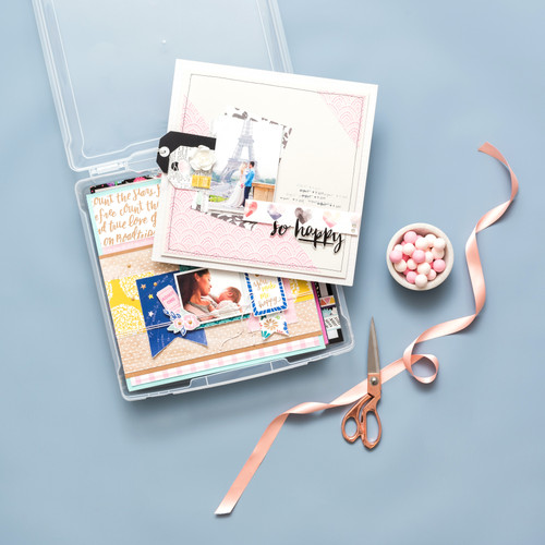 We R Craft & Photo Translucent Plastic Storage-12"X12" Case - WR661105 We R Craft & Photo Translucent Plastic Storage-12"X12" Case - WR661105